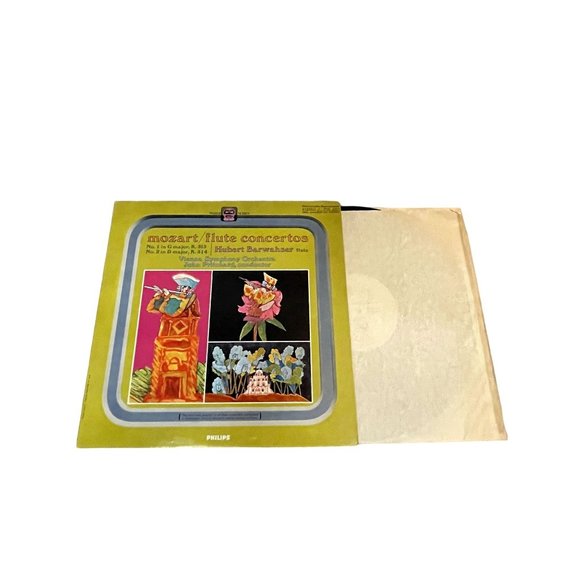 Vintage Vinyl Mozart Flute Concertos No. 1 in G major, No. 2 in D major with Hub - Picture 7 of 7